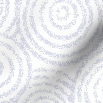 Abstract Textured Circles in cornflower blue