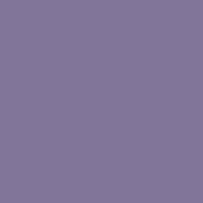 Smokey Purple Plain Solid Color 81769a