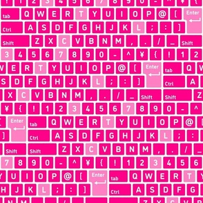 keyboard dark pink