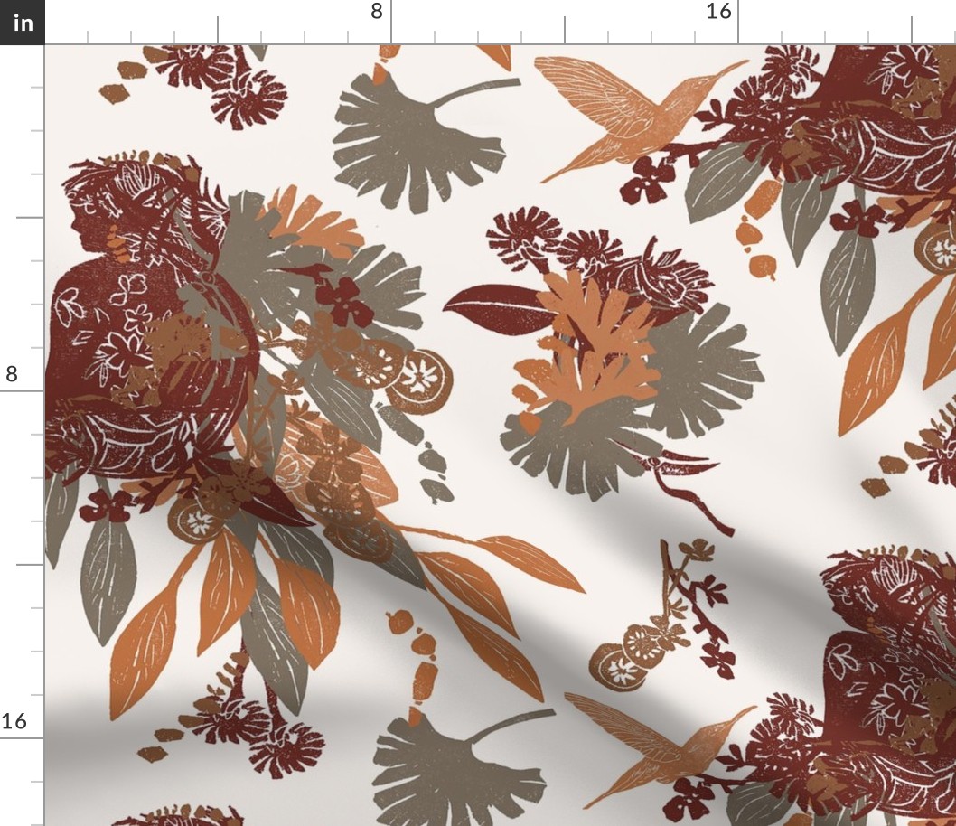 textured tonal wallpaper - neutrals - large
