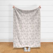 Boho Paisley Large Carnation Pink Large Scale