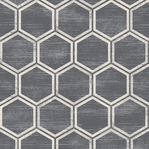 Textured honeycomb in earthy grey tones