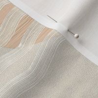 Sun and Sea Warm Minimalism Geo Retro Beige Textured