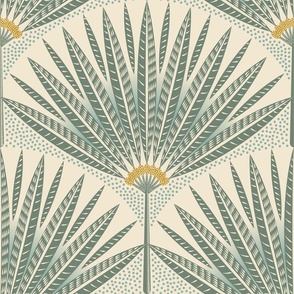 Green Palm leaves
