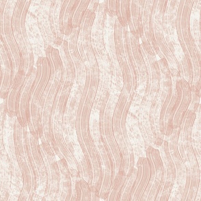 Jumbo, Brushed Textured Tonal Striped Diamond Geometric Design, Rose Cloud