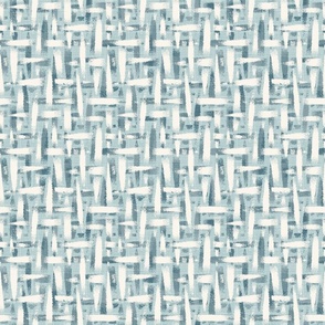 roughly woven textured wallpaper - light blue gray - large scale