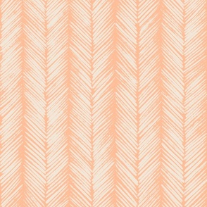 Textured chevron lines - simple minimalist - Pantone color of the year 2024 peach fuzz - large