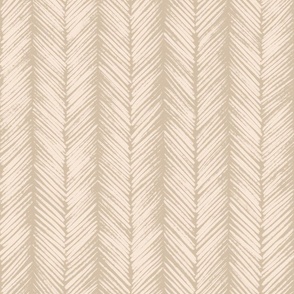 Textured chevron lines - simple minimalist - wheat tan neutral - large