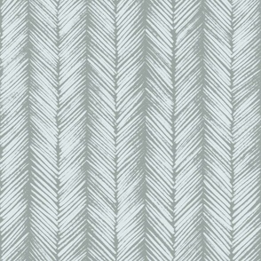 Textured chevron lines - simple minimalist - sage green - large