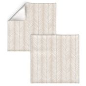 Textured chevron lines - simple minimalist - light cream and tan neutral - large