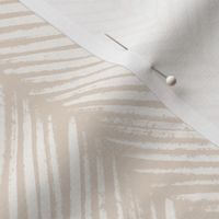 Textured chevron lines - simple minimalist - light cream and tan neutral - large