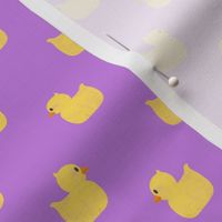 Rubber Ducks - purple - LAD24