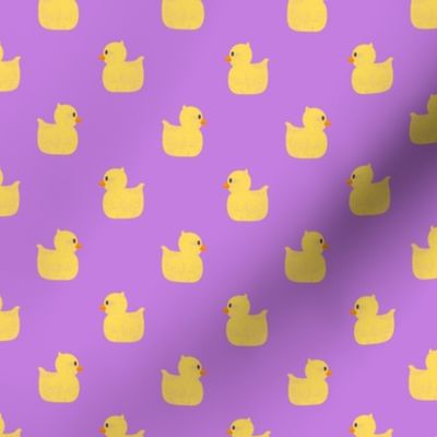 Rubber Ducks - purple - LAD24