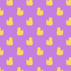 Rubber Ducks - purple - LAD24