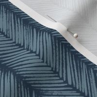 Textured chevron lines - simple minimalist - navy blue - medium