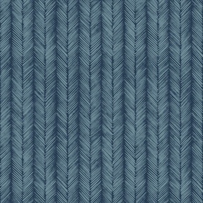 Textured chevron lines - simple minimalist - navy blue - medium