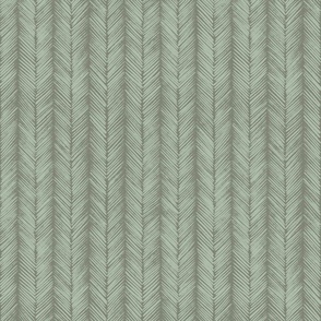 Textured chevron lines - simple minimalist - green - medium