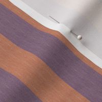 1 inch Stripes, Faux Woven Neutrals, Classic Cafe Curtain Style, Orange and Purple