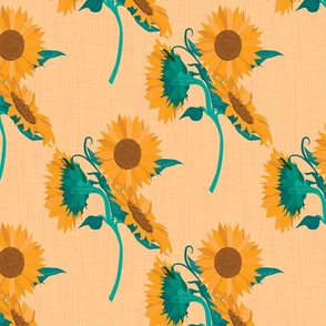 Sunflower Spray-Sunflower Palette