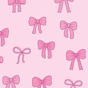 Girly Bows pink Loose