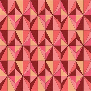 Pink Poppy Retro Tiles