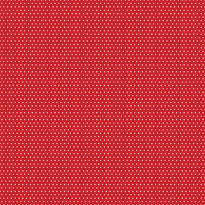 Summer Fruit Strawberry Red Polka Dots 3 inch