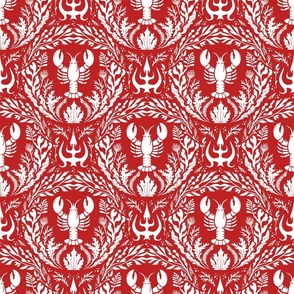 Lobsters And Tridents Red, Jumbo