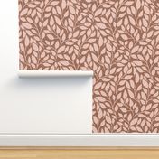 24" Brown and Pink Leaves | Pink Texture and Tonal | Vine 