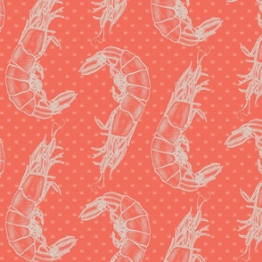 Crustaceans Galore - Monochrome Shrimp
