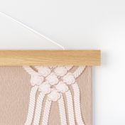 macrame rope knots  boho texture wallpaper beige
