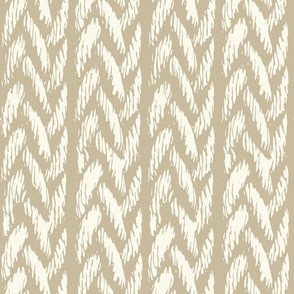 Tonal Texture Creamy Rope- To Knot or not to knot? tan & creamy tan