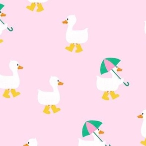 Spring Ducks - Rain boots - light pink - LAD24