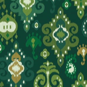 Green ikat