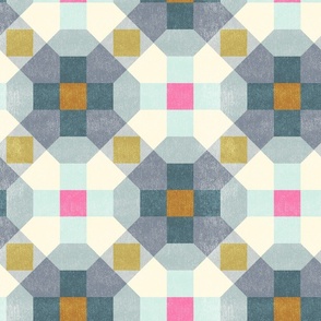 cheater quilt party with texture muted modern gray medium scale