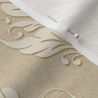 embossed ornate foliage-woodash cream-neutral