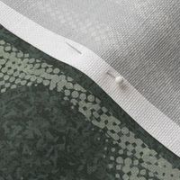 Interweaving lines textured elegant geometric with hexagons and diamonds - moody muted dark green - extra large