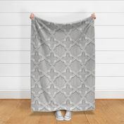 Quatrefoil Zen Garden - Taupe - Boho Textured Sand Lines