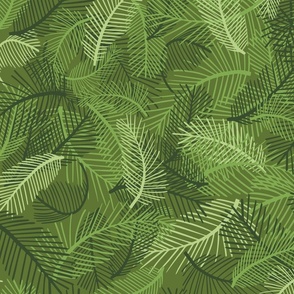 Tropical Palm Leaves