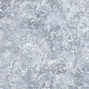 Weathered Plaster Wallpaper Grey