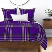 Tartan Stewart in Violet Purple, Large