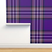 Tartan Stewart in Violet Purple, Large