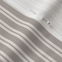 Allix Stripe: Lt. Warm Gray Classic Stripe, Neutral Narrow Stripe