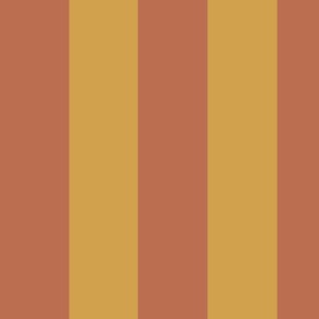 Bold Stripe - Gold and Orange