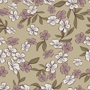 Vervain Floral Beige