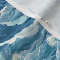 Tiny Oceanic Rhapsody Fabric Print