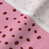 Dotty texture - pink and red