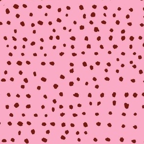 Dotty texture - pink and red