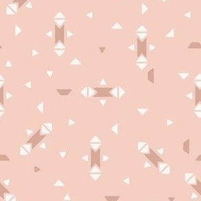 Western Quilt Blender  | 6X9 Repeat | Pink and Cream