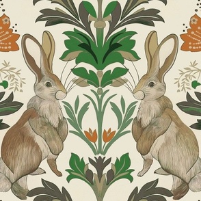 Cottontail Flora Tapestry Motif