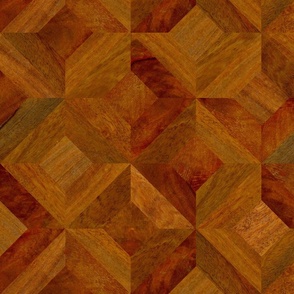 Woodgrain Parquetry {Rosewood} large